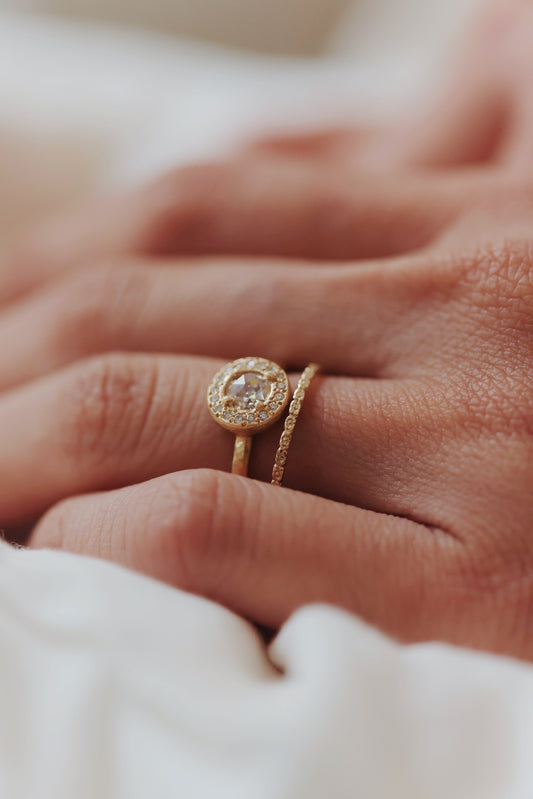 Yasuko Azuma - Colorless Rosecut Diamond Ring