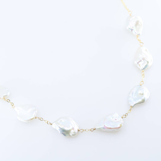 7 Drop Freshwater Pearl Necklace