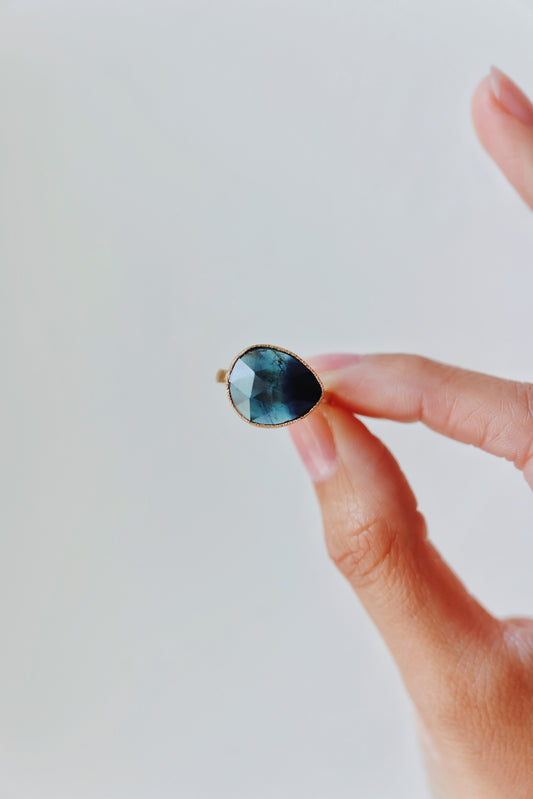 Yasuko Azuma - Blue Tourmaline Ring
