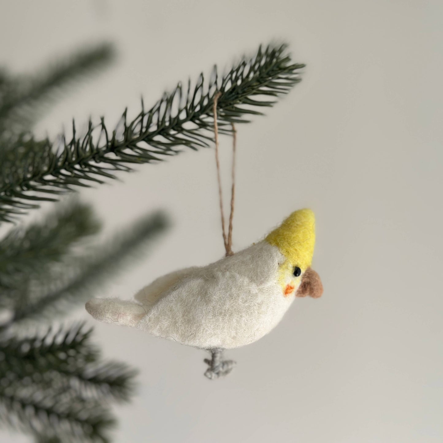 Felt Bird Ornaments - Canary
