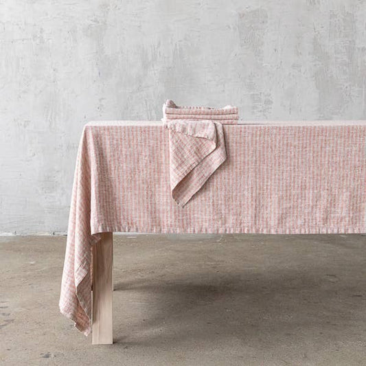 Linen Me - Napkin Brick Natural Brittany