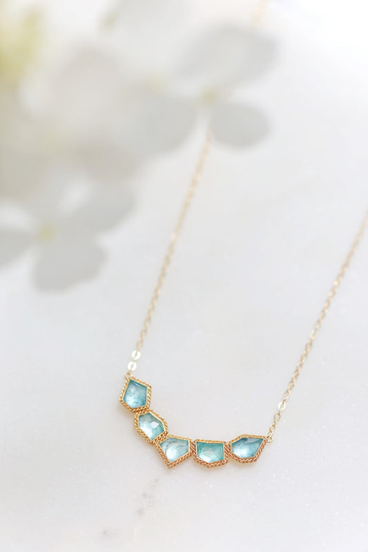 Amáli - One of a Kind Apatite Necklace