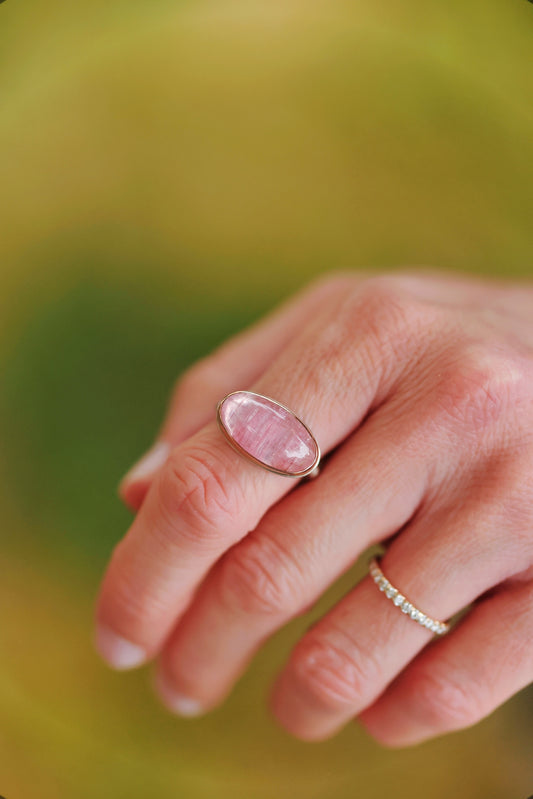 Jamie Joseph - Cat's Eye Pink Tourmaline Size 7.25