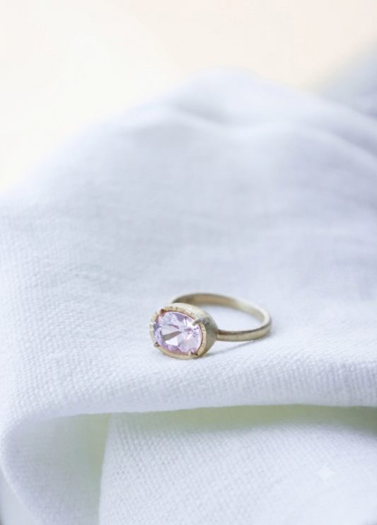 Yasuko Azuma - 2.28ct Morganite Ring - Size 6.5