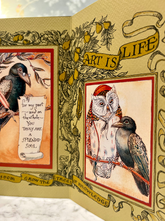 Charles Van Sandwyk - Raven Trifold Fine Art