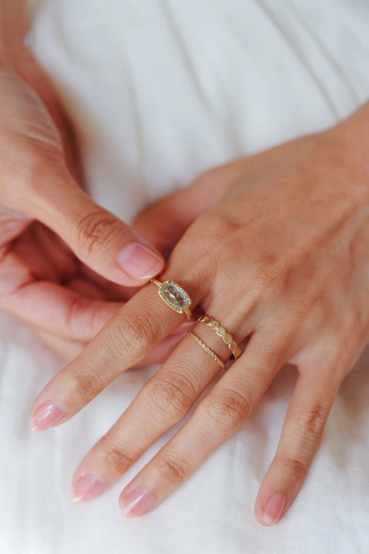 Yasuko Azuma - Pale Paraiba Ring