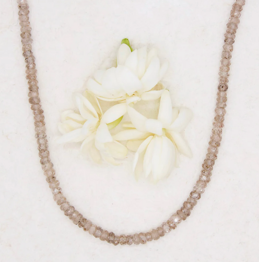 River Song - Natural Zircon Glitter Necklace