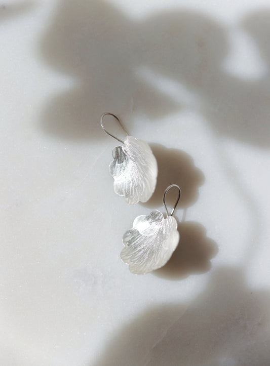 River Song - Silver Rain Cloud Earrings