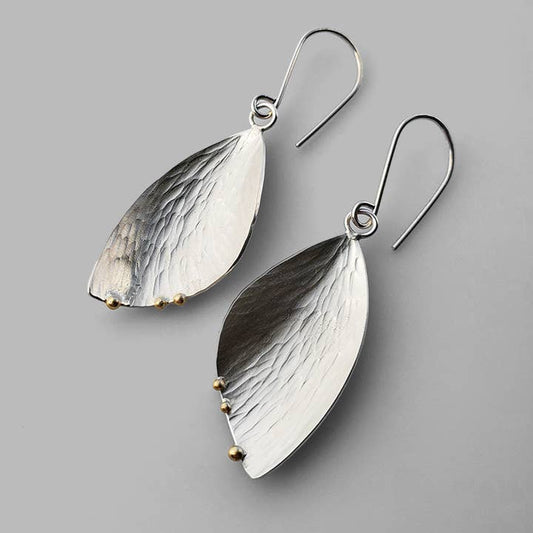 Nature inspired wing shaped Gossamer Earrings