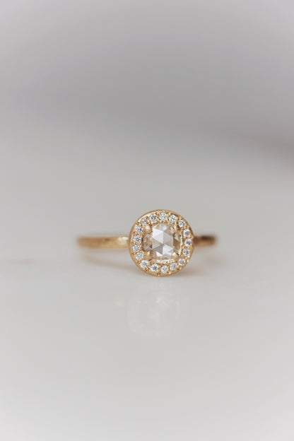 Yasuko Azuma - Colorless Rosecut Diamond Ring