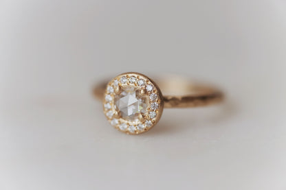 Yasuko Azuma - Colorless Rosecut Diamond Ring