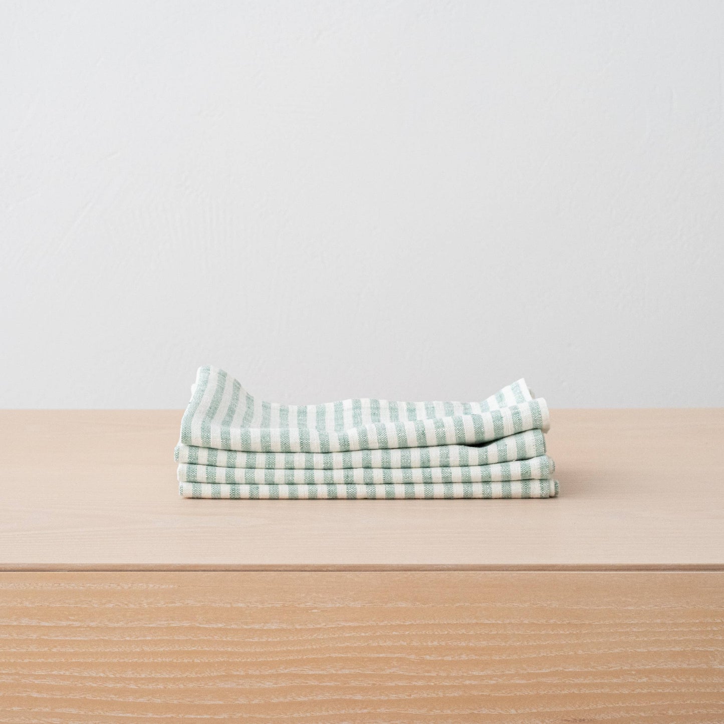 Linen me - Napkin Aqua Foam Brittany - checkers