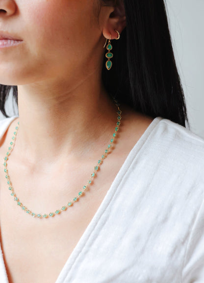 Amáli - One of a Kind Emerald Earrings