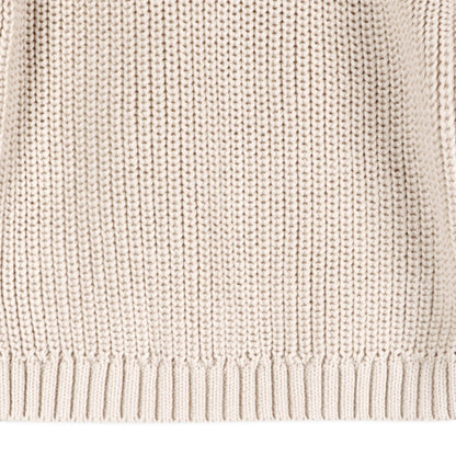 Classic Chunky Knit Baby Pullover Sweater (Organic Cotton)