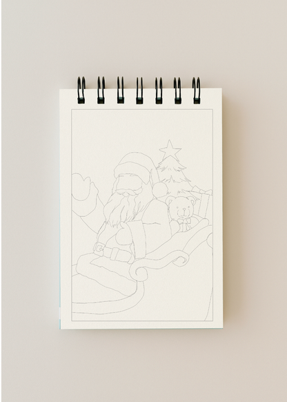 A Little Bit of Christmas - Mini Watercoloring Book