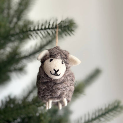 Felt Sheep Ornament