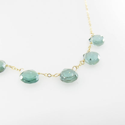 5 Drop Indicolite Necklace