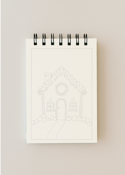 A Little Bit of Christmas - Mini Watercoloring Book