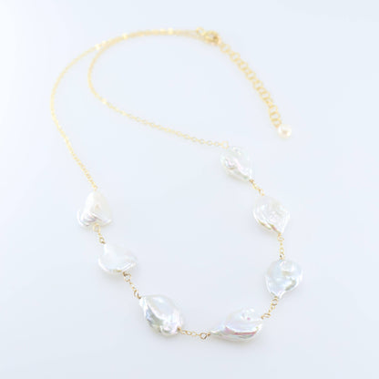 7 Drop Freshwater Pearl Necklace