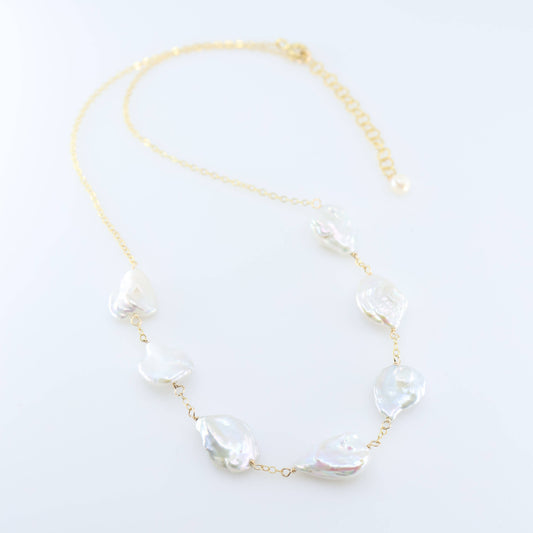 7 Drop Freshwater Pearl Necklace