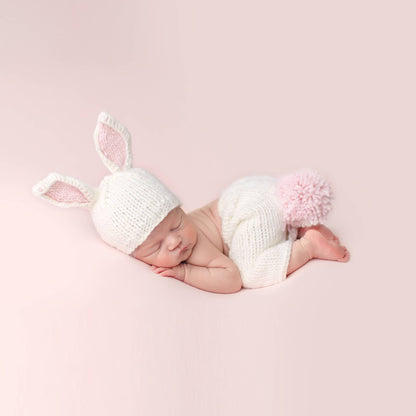 Newborn Set Bunny Hat & Pant Baby Outfit Gift