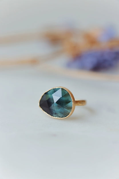 Yasuko Azuma - Blue Tourmaline Ring
