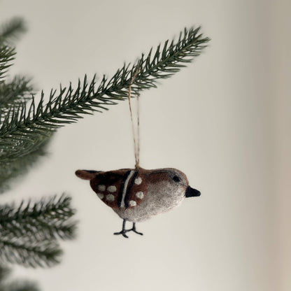 Felt Bird Ornaments - Canary