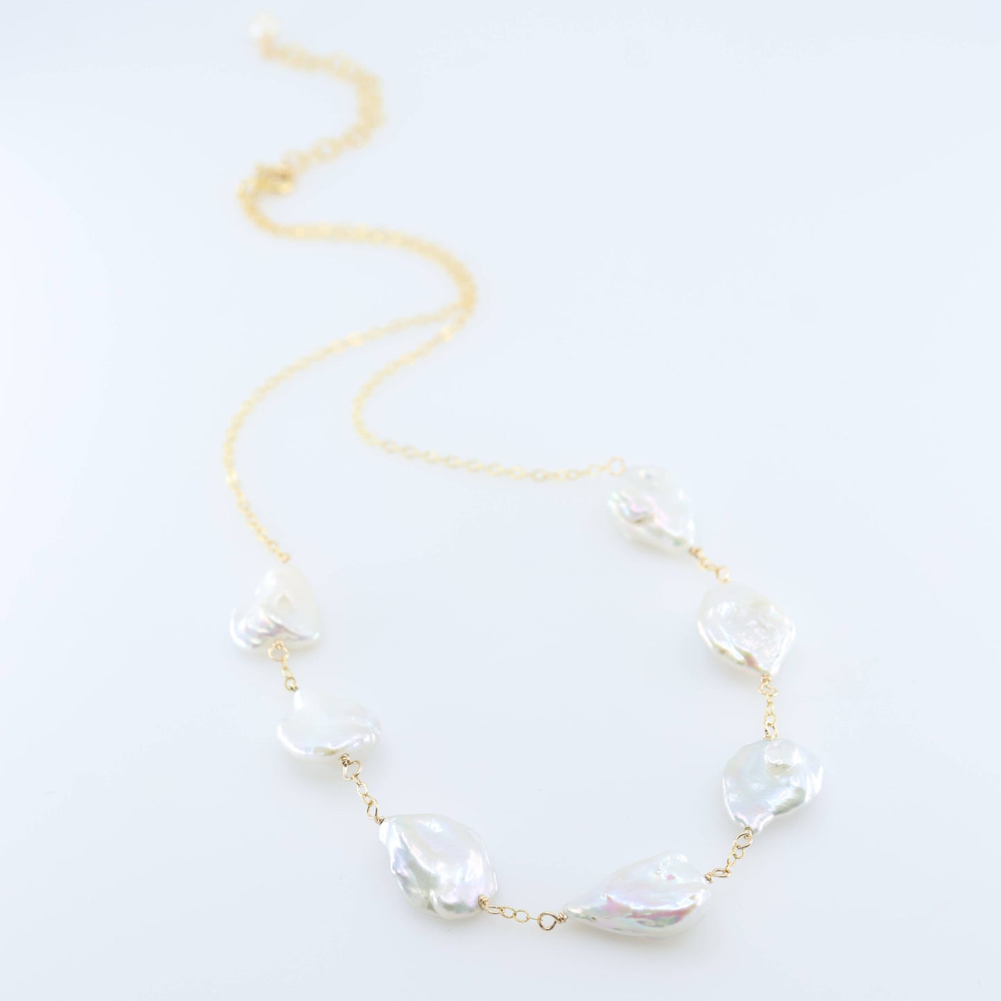 7 Drop Freshwater Pearl Necklace