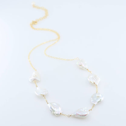 7 Drop Freshwater Pearl Necklace