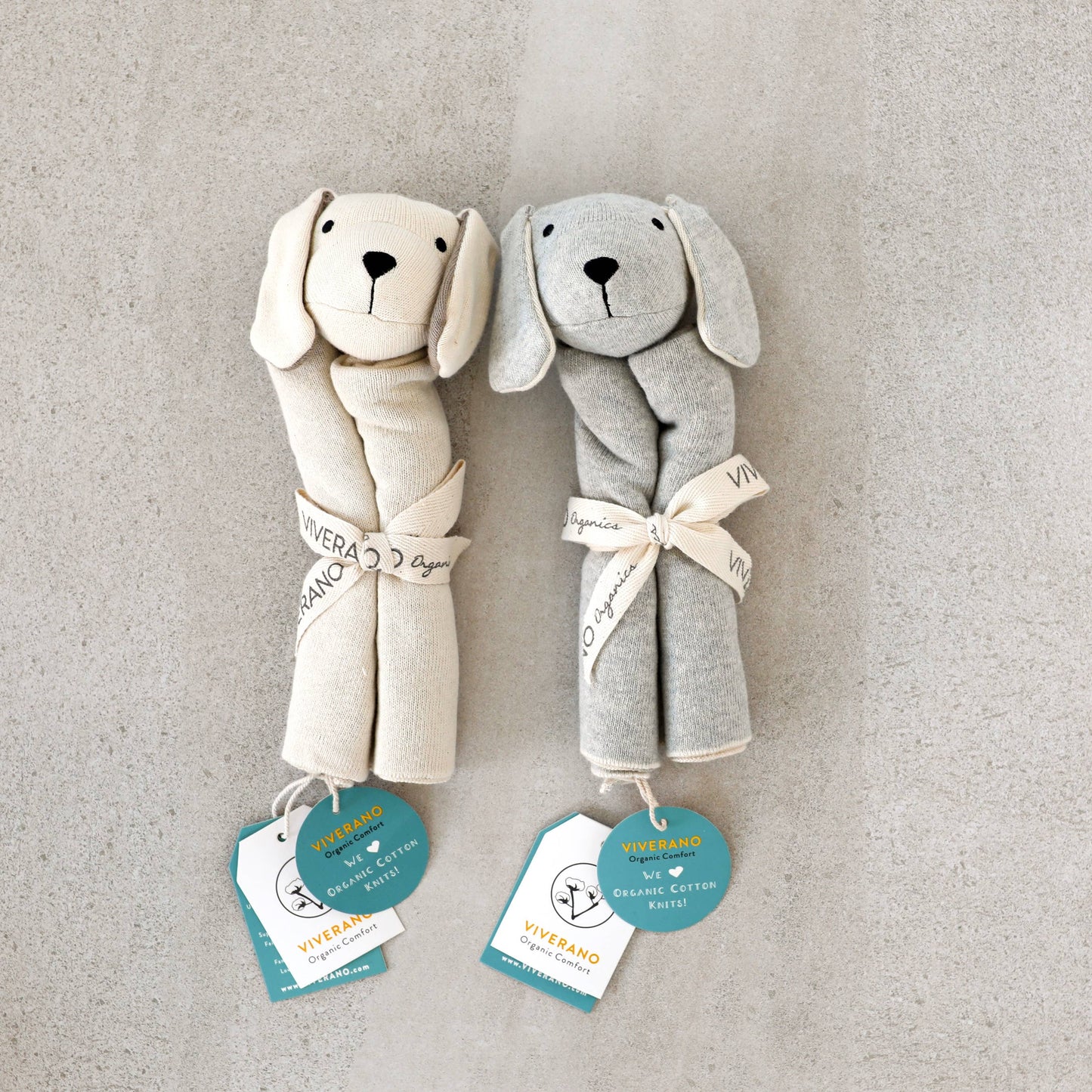 Puppy Dog - Organic Baby Lovey Security Blanket Cuddle Cloth