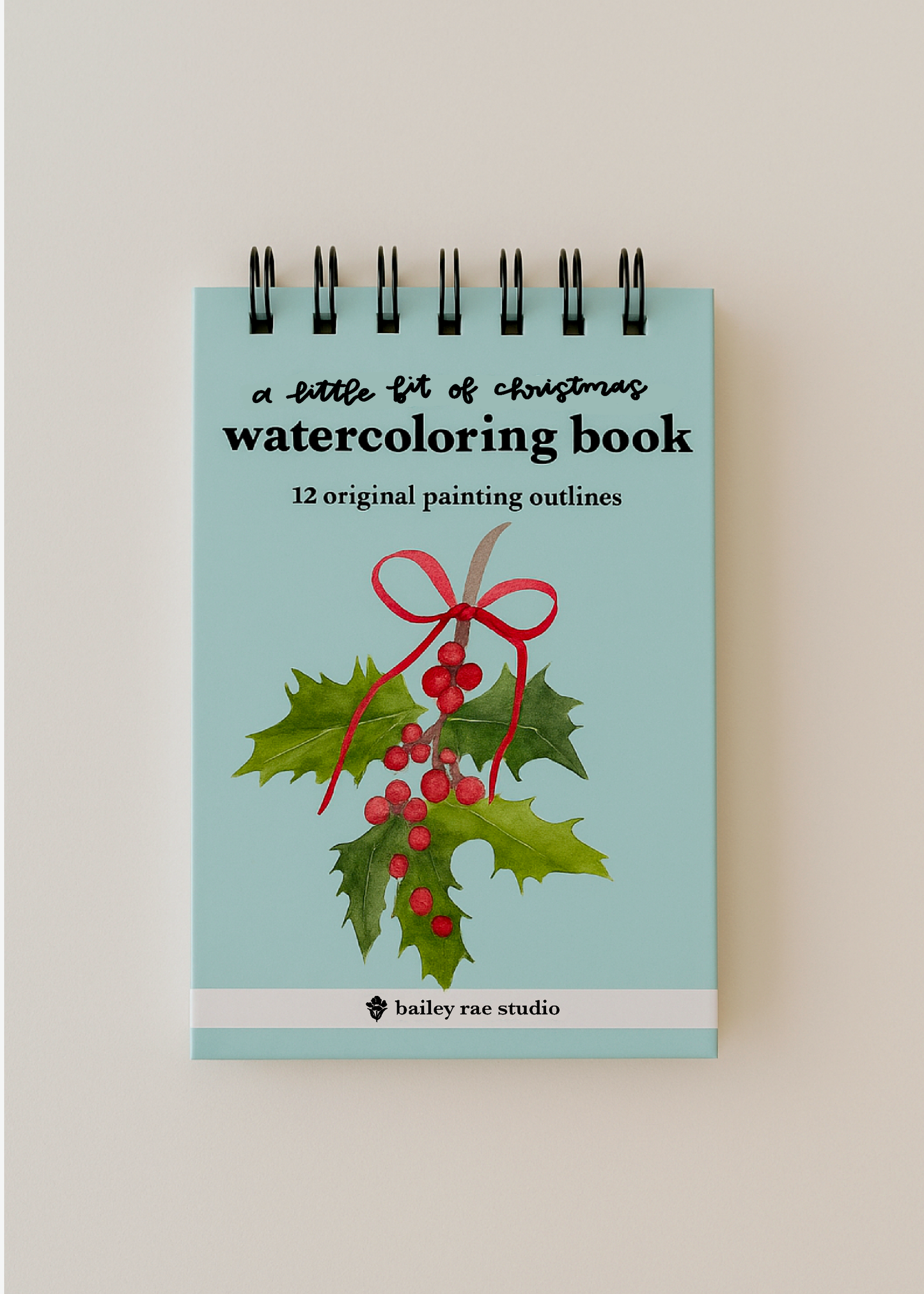 A Little Bit of Christmas - Mini Watercoloring Book
