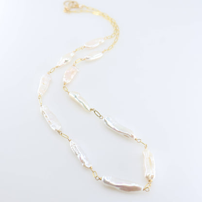 Freshwater Biwa Pearl Necklace