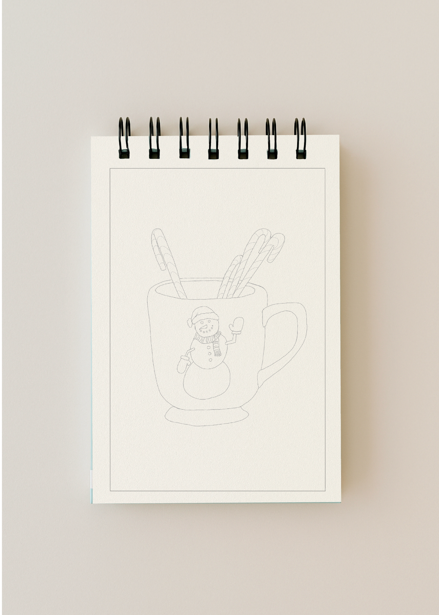 A Little Bit of Christmas - Mini Watercoloring Book