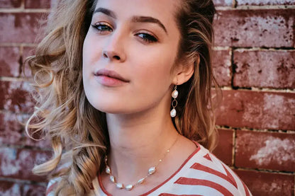 7 Drop Freshwater Pearl Necklace