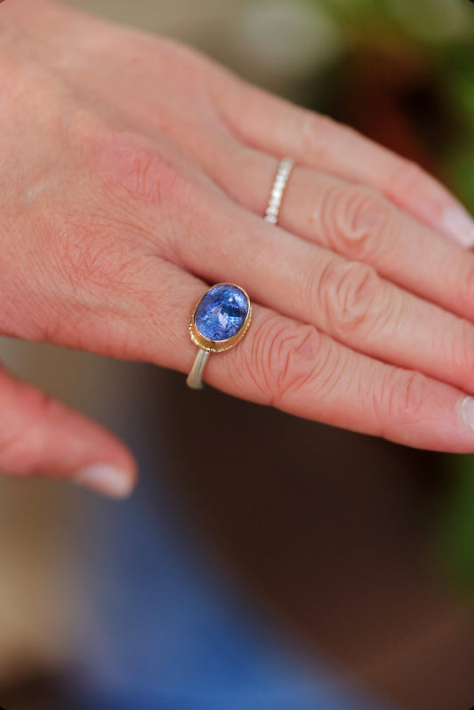 Jamie Joseph - Tanzanite Dark Blue Size 6.75
