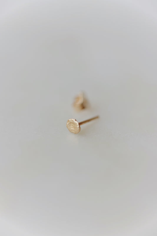 Victoria Cunningham - Tiny Golden Flake Post Earring