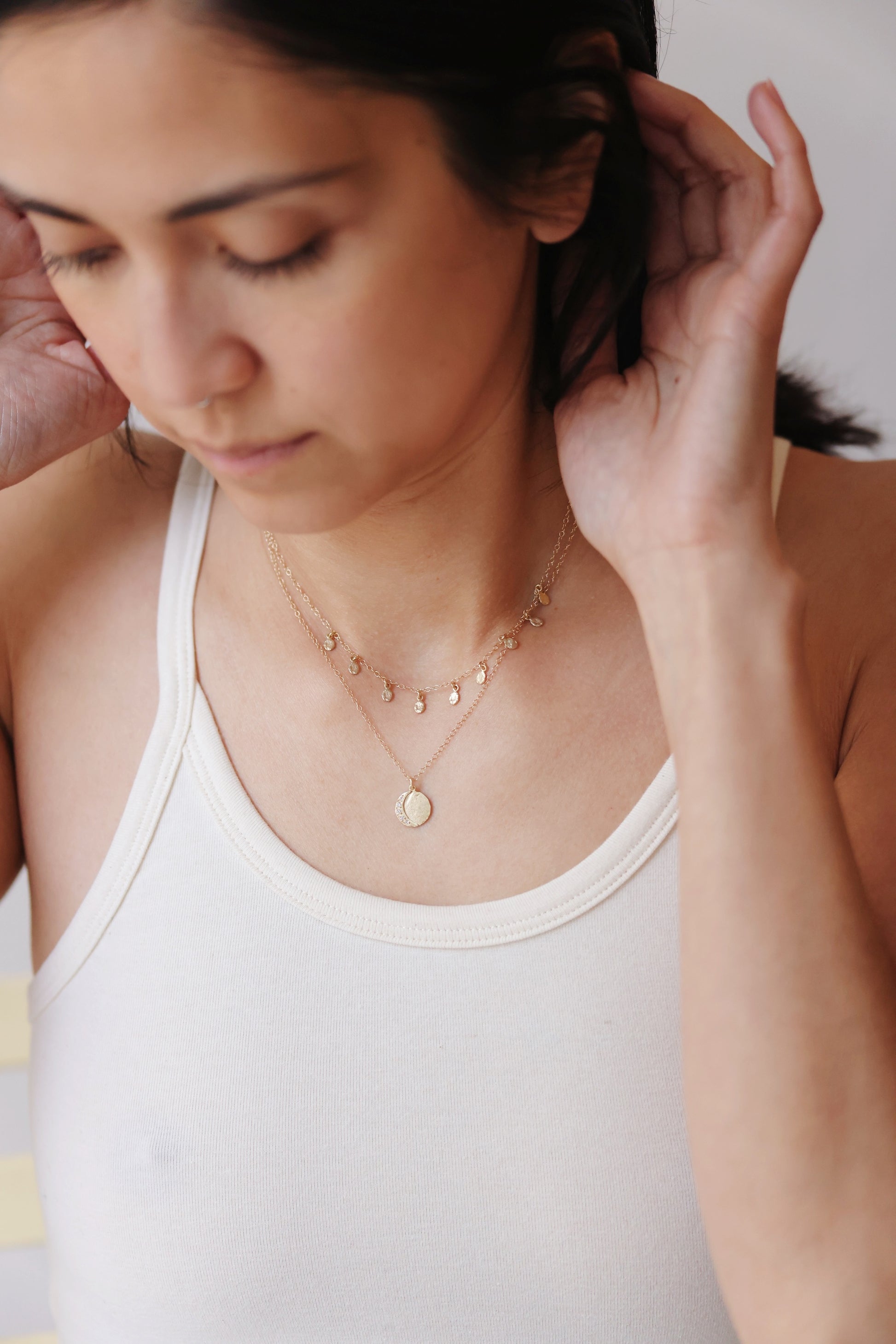 Victoria Cunningham Victoria Cunningham - Crescent Moon Necklace – Azzurra