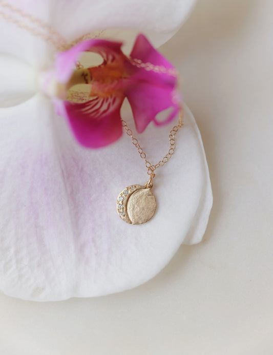 Victoria Cunningham - Crescent Moon Necklace