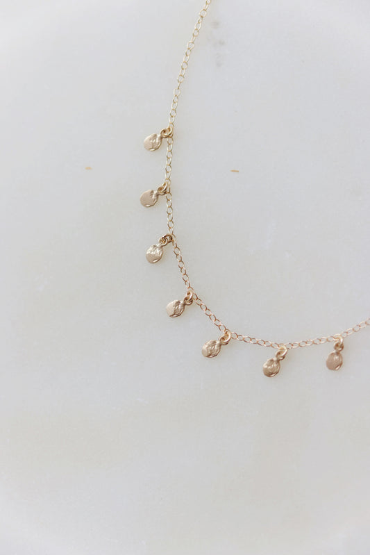 Victoria Cunningham - Tiny Golden Flakes Necklace