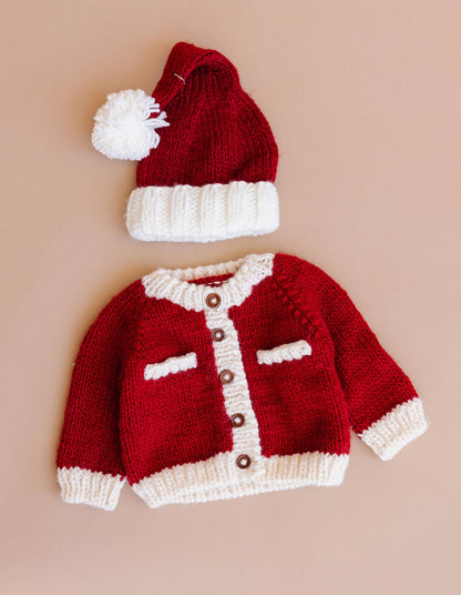 Coco Cardigan Baby Kid Sweater Santa Christmas Holiday Love