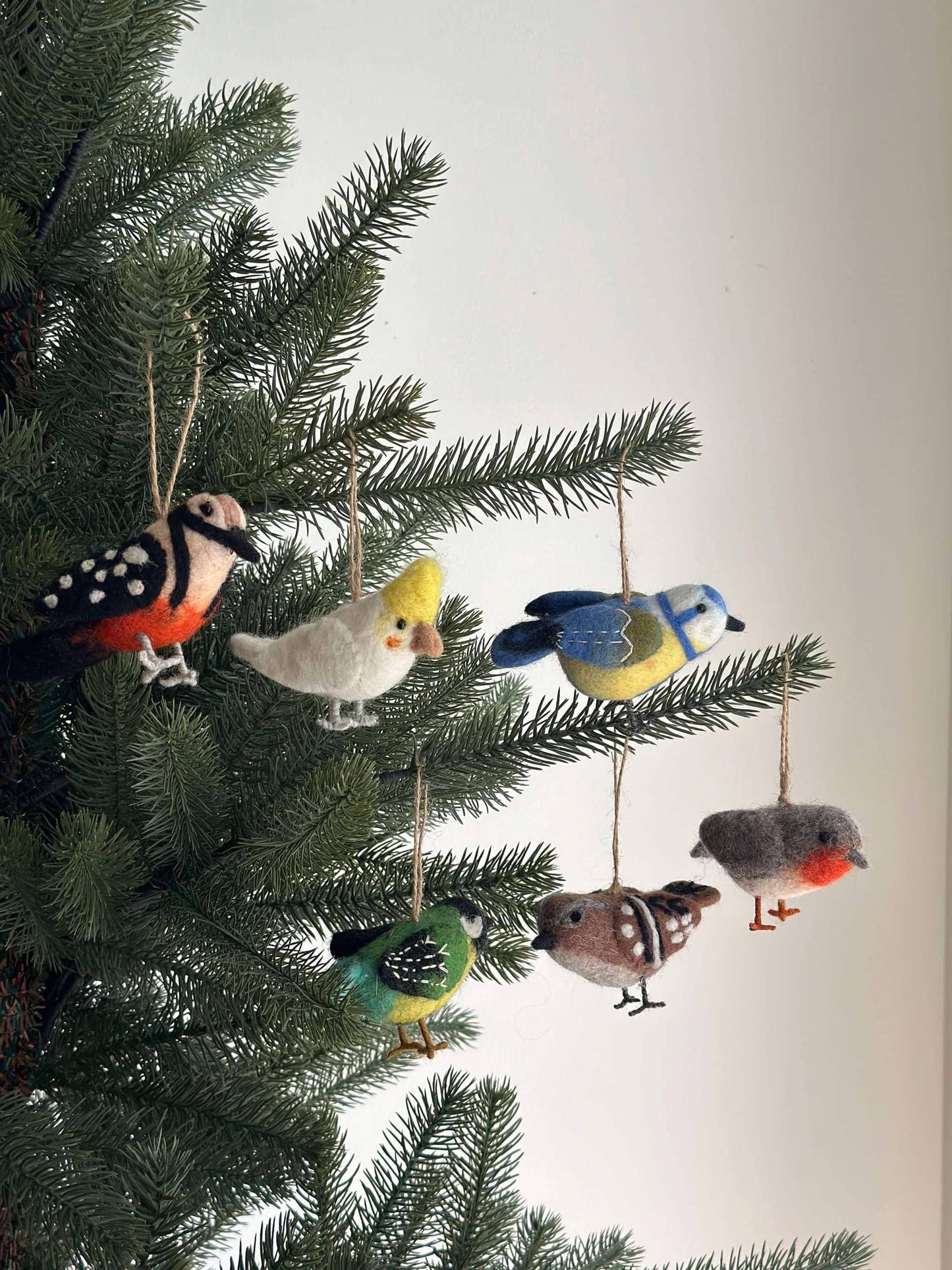 Felt Bird Ornaments - Canary