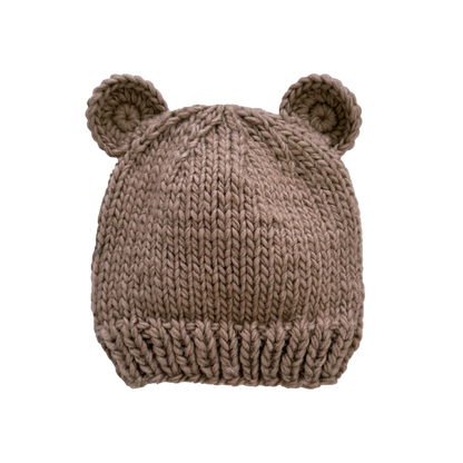 Bear Hat, Tan | Baby & Kid Accessories