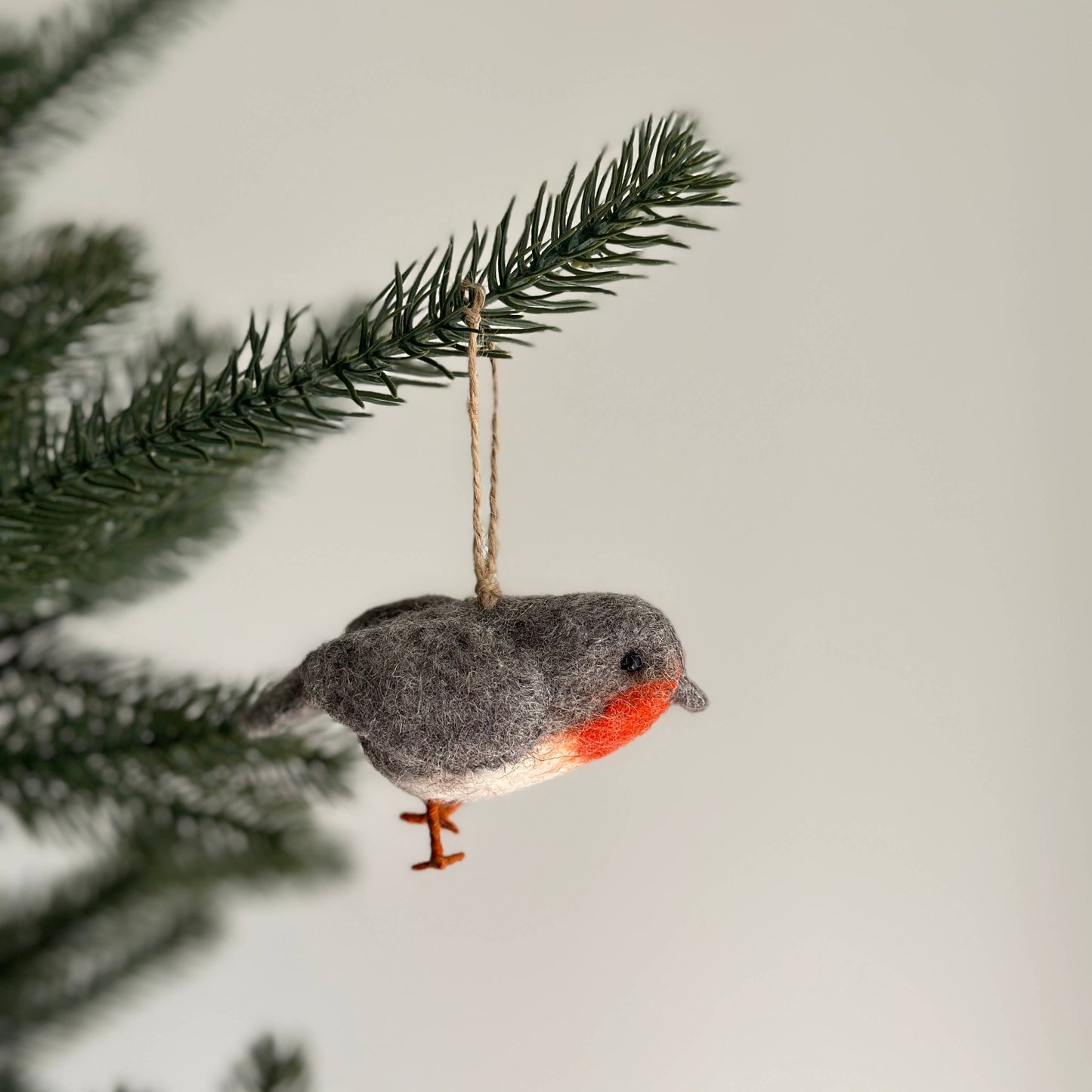 Felt Bird Ornaments - Canary