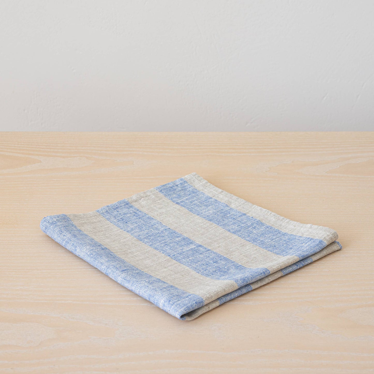 Linen Me - Napkin Blue Natural Boston