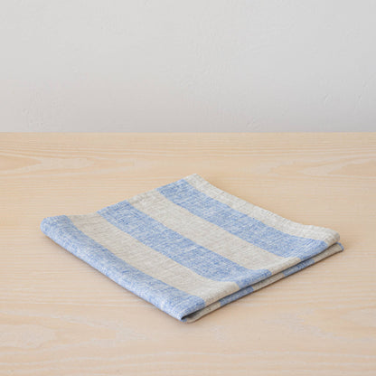 Linen Me - Napkin Blue Natural Boston