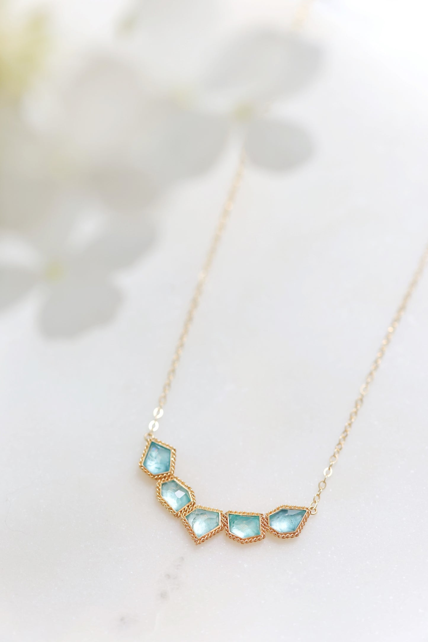 Amáli - One of a Kind Apatite Necklace