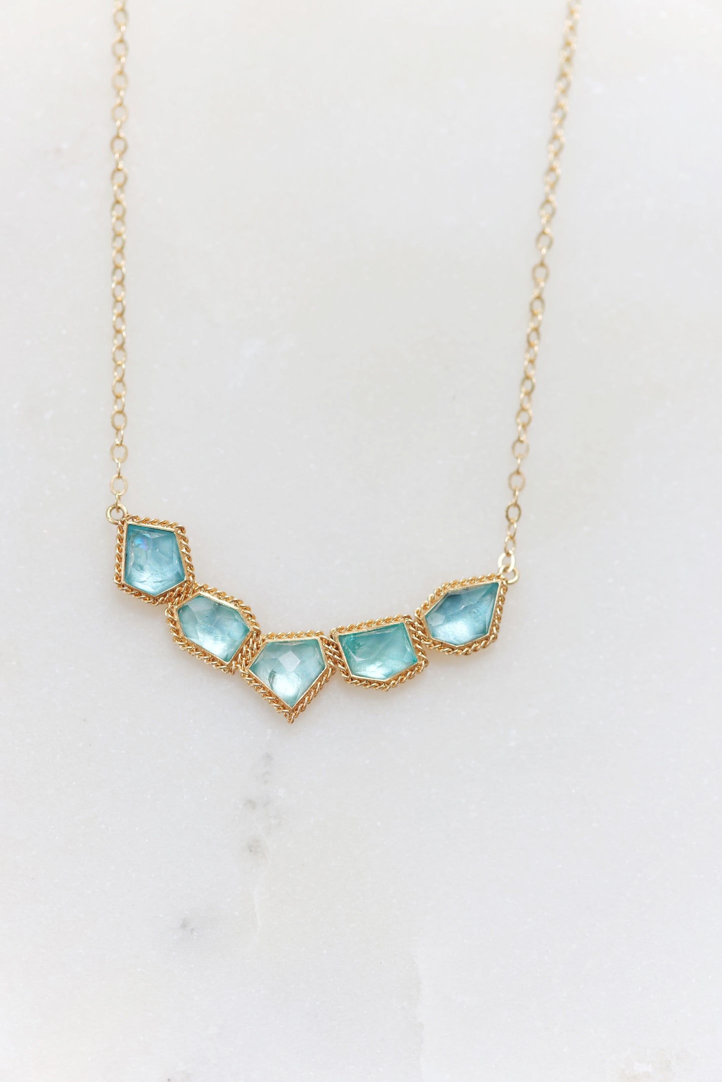 Amáli - One of a Kind Apatite Necklace