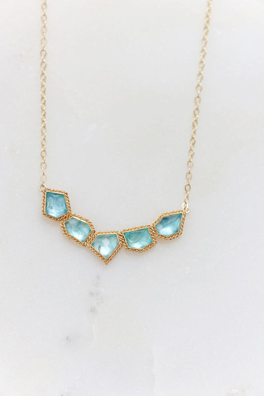Amáli - One of a Kind Apatite Necklace