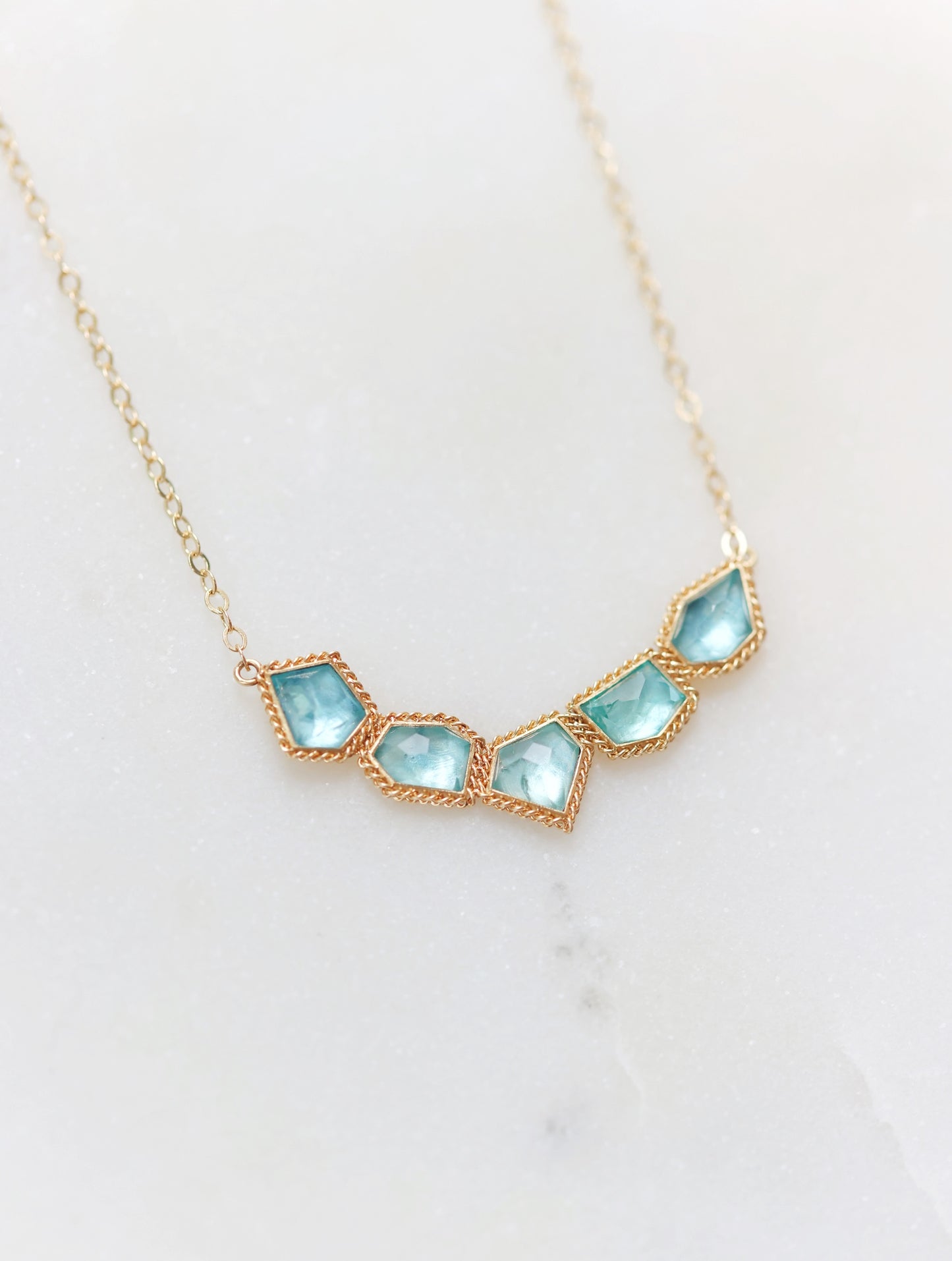 Amáli - One of a Kind Apatite Necklace