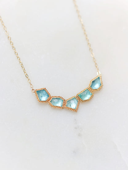 Amáli - One of a Kind Apatite Necklace